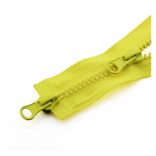 Zwei Wege Reißverschluss 3pcs Reißverschluss DIY Jacke Open-End Reißverschlüsse for Kleidung Schlafsack Mantel Nähen Zwei-Wege-Reißverschlussköpfe (Color : 06, Size : 90CM_5#) von ORBIBA