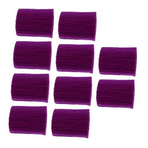 ORFOFE 10 Rollen Latch Hook Garn Acrylwolle für DIY Teppich Kissen und Tischmatten Praktisches Knüpfgarn für Stricken und Häkeln Handarbeitsmaterial für Anfänger und Kreative von ORFOFE