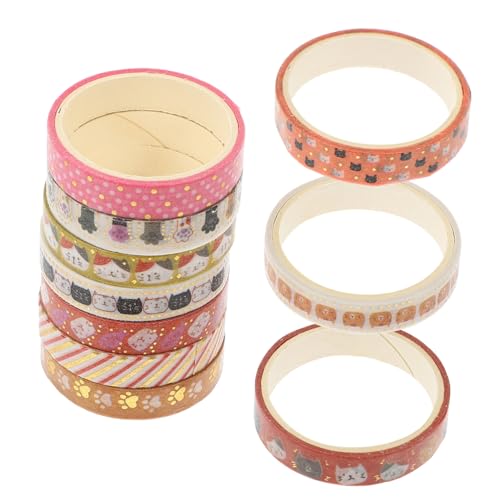 ORFOFE 10 Rollen Washi Tape mit Haustier motiv Dekoratives Klebeband für Scrapbooking Tagebuch Geschenkverpackung Reißfestes Handreißbares Papierband für Kreative Bastelprojekte ORFOFE 10 Rollen Washi Tape mit Haustier motiv Dekoratives Klebeband für Scrapbooking Tagebuch Geschenkverpackung Reißfestes Handreißbares Papierband für Kreative Bastelprojekte von ORFOFE