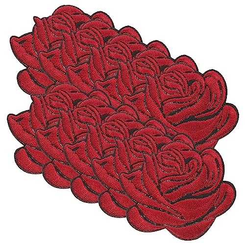 ORFOFE 10 Stück Bügel Patches mit Blumenmuster Bestickte DIY Reparatur Aufnäher für Kleidung Taschen Hüte Vielseitig Einfach Anzubringen zum Aufnähen und Verschönern ORFOFE 10 Stück Bügel Patches mit Blumenmuster Bestickte DIY Reparatur Aufnäher für Kleidung Taschen Hüte Vielseitig Einfach Anzubringen zum Aufnähen und Verschönern von ORFOFE
