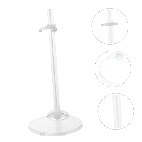 ORFOFE 10 Stück Puppenständer aus Stabilem Kunststoff Verstellbar für Actionfiguren und Puppen Transparent mit Flachem Standfuß für Sichere Display unterstützung für Puppenzubehör und ORFOFE 10 Stück Puppenständer aus Stabilem Kunststoff Verstellbar für Actionfiguren und Puppen Transparent mit Flachem Standfuß für Sichere Display unterstützung für Puppenzubehör und von ORFOFE