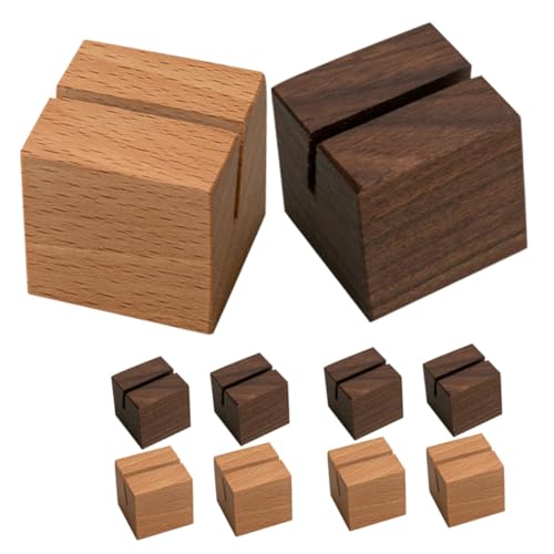 ORFOFE 10 Stück Teiliges Holz Kartenhalter aus Nussbaum Schwarznuss-holz Stabile Holzständer mit Schlitz Natürlicher Tischkartenhalter für Hochzeit Büro und Partydekoration ORFOFE 10 Stück Teiliges Holz Kartenhalter aus Nussbaum Schwarznuss-holz Stabile Holzständer mit Schlitz Natürlicher Tischkartenhalter für Hochzeit Büro und Partydekoration von ORFOFE