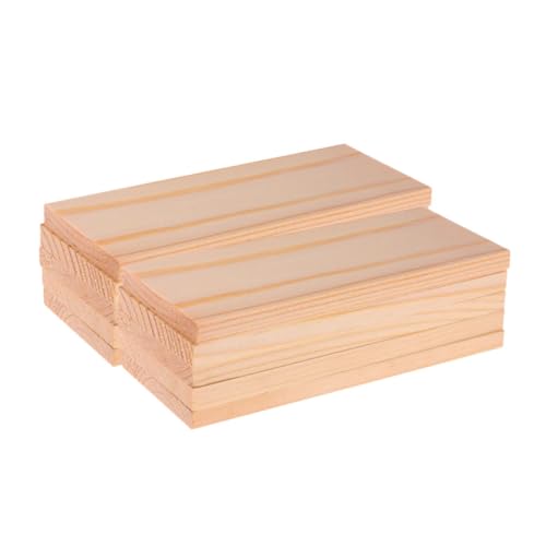 ORFOFE 10 Stück Teiliges Rechteckige Kiefernholzplatten Unvollendete Holztafeln zum Basteln Modellbau Schulprojekte Stabile DIY Holzplatten für Kreative Handwerksarbeiten ORFOFE 10 Stück Teiliges Rechteckige Kiefernholzplatten Unvollendete Holztafeln zum Basteln Modellbau Schulprojekte Stabile DIY Holzplatten für Kreative Handwerksarbeiten von ORFOFE