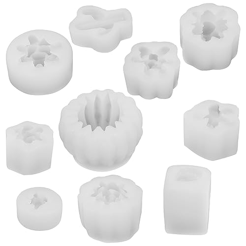 ORFOFE 10 Stück Teiliges Silikon Gießformen für DIY Duftkerzen und Seifen Flexible Wiederverwendbare Succulent und Tulpenformen Einfach zu Bedienen Langlebig für Kreative ORFOFE 10 Stück Teiliges Silikon Gießformen für DIY Duftkerzen und Seifen Flexible Wiederverwendbare Succulent und Tulpenformen Einfach zu Bedienen Langlebig für Kreative von ORFOFE