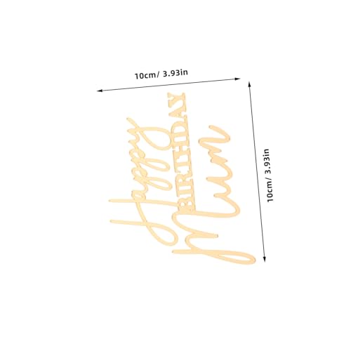 ORFOFE 10 Stück geburtstagstorte dekoration Tortenaufsatz für Geburtstagsfeiern Tortenaufsatz zum Geburtstag der Mutter Kuchengeburtstagdekorationen Herzstücke zum Muttertag Acryl Golden ORFOFE 10 Stück geburtstagstorte dekoration Tortenaufsatz für Geburtstagsfeiern Tortenaufsatz zum Geburtstag der Mutter Kuchengeburtstagdekorationen Herzstücke zum Muttertag Acryl Golden von ORFOFE