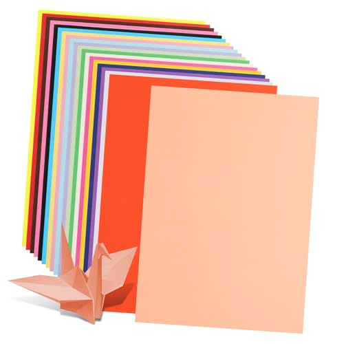 ORFOFE 100 Blatt Farbiges Tonpapier Farben Origami Papier Bastelpapier Karton für Scrapbooking Grußkarten Handwerk DIY Projekte Glatte Oberfläche Vielseitig Verwendbar Sicher für ORFOFE 100 Blatt Farbiges Tonpapier Farben Origami Papier Bastelpapier Karton für Scrapbooking Grußkarten Handwerk DIY Projekte Glatte Oberfläche Vielseitig Verwendbar Sicher für von ORFOFE
