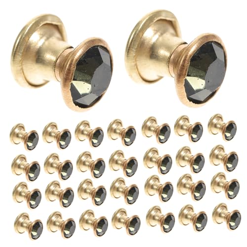 ORFOFE 100 Stück Bunte Diamant Strasssteine mit Goldrand Exzellenter Schliff Schmucksteine für DIY Schmuckdesign Metall Kleidung Accessoires Kreative Verzierung von Kleidern und Schmuck von ORFOFE