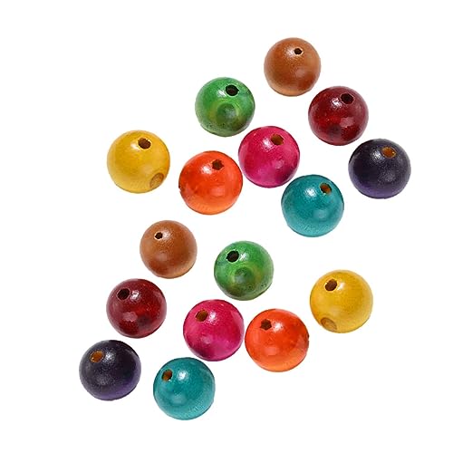 ORFOFE 100 Stück Bunte Holzperlen DIY Bastelperlen für Schmuckherstellung Kreative Runde Naturholzperlen für Mädchen Perlen zum Basteln und Schmuck Zubehör ORFOFE 100 Stück Bunte Holzperlen DIY Bastelperlen für Schmuckherstellung Kreative Runde Naturholzperlen für Mädchen Perlen zum Basteln und Schmuck Zubehör von ORFOFE