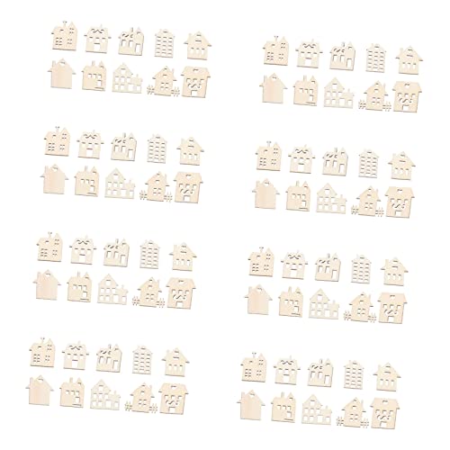 ORFOFE 100 Stück DIY Holzplättchen Hausform Unbehandelte Holzscheiben Basteln Holzhaus Bemalen Holzstücke für Kreative Handarbeit und Kindergarten Lernspielzeug ORFOFE 100 Stück DIY Holzplättchen Hausform Unbehandelte Holzscheiben Basteln Holzhaus Bemalen Holzstücke für Kreative Handarbeit und Kindergarten Lernspielzeug von ORFOFE