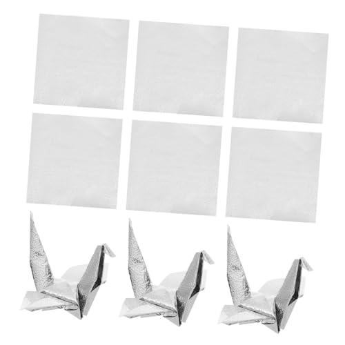 ORFOFE 100 Stück Einseitiges Glitzer origami Papier Quadratisch Bastelpapier für DIY Handicraft Projekte und Erwachsene Geeignet von ORFOFE