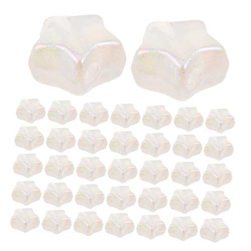 ORFOFE 100 Stück Frostige Sternperlen Kunststoff Spacer Beads für Schmuckherstellung Sternförmige Lose Perlen für Armbänder Halsketten Ohrringe DIY Bastelbedarf ORFOFE 100 Stück Frostige Sternperlen Kunststoff Spacer Beads für Schmuckherstellung Sternförmige Lose Perlen für Armbänder Halsketten Ohrringe DIY Bastelbedarf von ORFOFE
