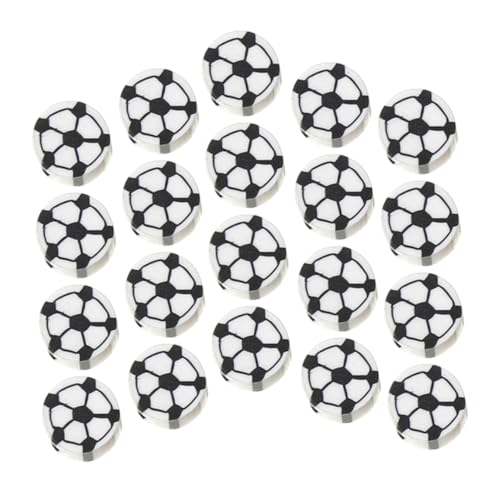 ORFOFE 100 Stück Fußball Perlen aus Polymer Clay Kleine Sport Abstandshalter Charmante DIY Schmuckperlen für Armbänder Halsketten Bastelperlen Basteln mit Fußball ORFOFE 100 Stück Fußball Perlen aus Polymer Clay Kleine Sport Abstandshalter Charmante DIY Schmuckperlen für Armbänder Halsketten Bastelperlen Basteln mit Fußball von ORFOFE