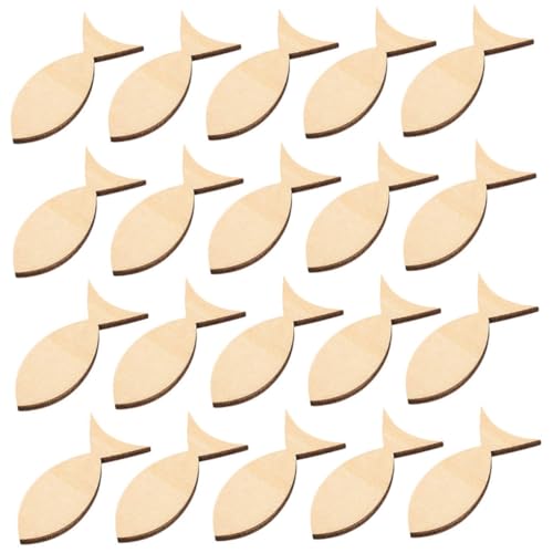 ORFOFE 100 Stück Holzfische Bastelset aus Glatten Holzteilen zum Bemalen DIY Holzscheiben für Kreative Dekoration und Handgemachte Geschenkanhänger Vielseitig für Bastelprojekte und ORFOFE 100 Stück Holzfische Bastelset aus Glatten Holzteilen zum Bemalen DIY Holzscheiben für Kreative Dekoration und Handgemachte Geschenkanhänger Vielseitig für Bastelprojekte und von ORFOFE