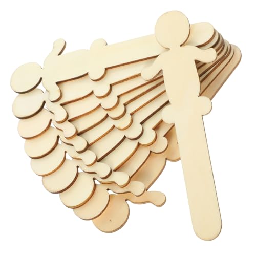 ORFOFE 100 Stück Holzscheiben Basteln Unbehandelte Holzplättchen DIY Malen Holzdeko Kreativ Holzplatten für DIY Projekte und Heimdekoration von ORFOFE