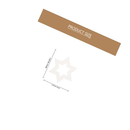 ORFOFE 100 Stück Holzscheiben Naturbelassen DIY Dekorationsanhänger Sterneförmige Holzstücke für Basteln Bemalbar für Tischdekoration und Handwerksprojekte ORFOFE 100 Stück Holzscheiben Naturbelassen DIY Dekorationsanhänger Sterneförmige Holzstücke für Basteln Bemalbar für Tischdekoration und Handwerksprojekte von ORFOFE