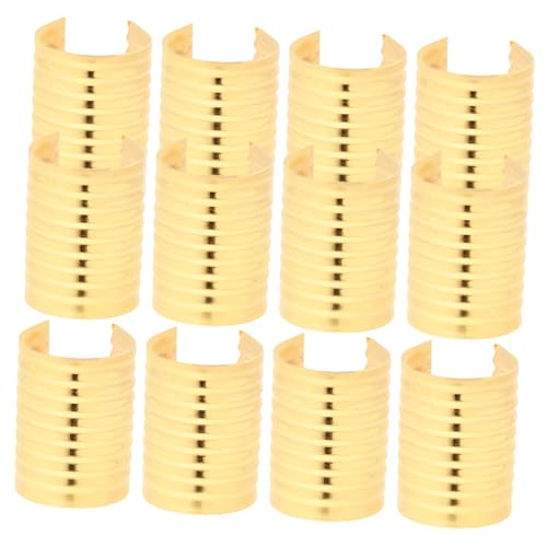 ORFOFE 100 Stück Leder Kordelclips Mittelgroß zum Crimpen für DIY Schmuckherstellung Tassel Fixierclips zum Schutz und Verschließen von Lederbändern Armbandverschlüsse Zubehör ORFOFE 100 Stück Leder Kordelclips Mittelgroß zum Crimpen für DIY Schmuckherstellung Tassel Fixierclips zum Schutz und Verschließen von Lederbändern Armbandverschlüsse Zubehör von ORFOFE