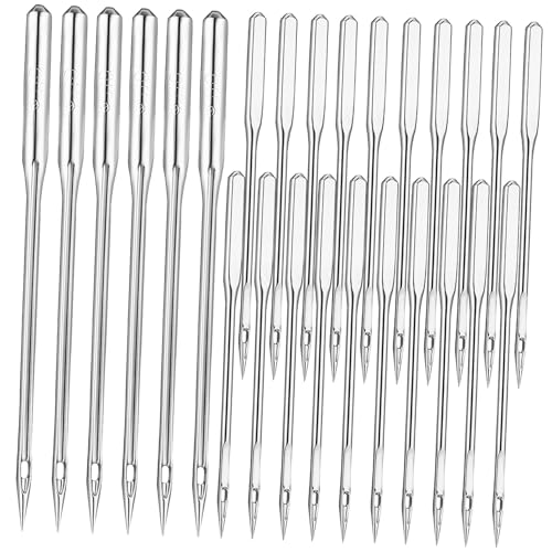 ORFOFE 100 Stück Nähmaschinennadeln Ha Ersatznadeln Robuste Haushaltsnadeln für Vielseitige Stoffe Kompatibel mit Standard-nähmaschinen Präzise Spitzgeschliffen für Nahtlose Stichqualität von ORFOFE
