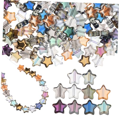 ORFOFE 100 Stück Sternperlen Glasperlen mit Bunte Spacer Beads für Armband Schmuckherstellung Vielseitige DIY Perlen für Halsketten Ohrringe und Charms Farben Mix ORFOFE 100 Stück Sternperlen Glasperlen mit Bunte Spacer Beads für Armband Schmuckherstellung Vielseitige DIY Perlen für Halsketten Ohrringe und Charms Farben Mix von ORFOFE