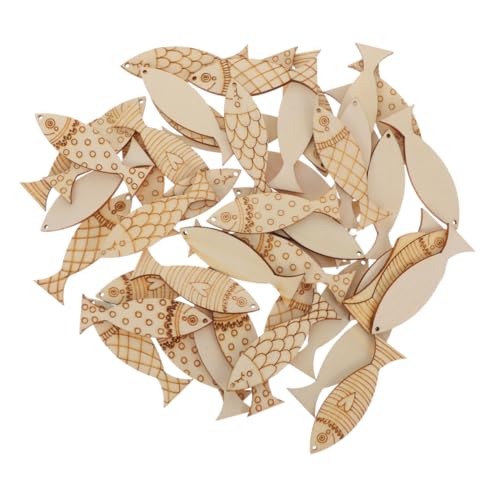 ORFOFE 100 Stück Teiliges Holzfisch-dekorationen Mediterraner Stil DIY Bastelset Kindergarten Kreative Holzfisch-ausschnitte für Kunstprojekte und Raumdeko ORFOFE 100 Stück Teiliges Holzfisch-dekorationen Mediterraner Stil DIY Bastelset Kindergarten Kreative Holzfisch-ausschnitte für Kunstprojekte und Raumdeko von ORFOFE