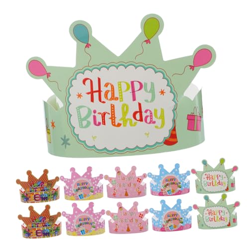 ORFOFE 100 Stück Teiliges Papier Bunte Geburtstags Party Kopfbedeckungen Leichte für Jungen und Mädchen für Kindergeburtstag Deko und Mitgebsel Einfache Anwendung und Wiederverwendbar ORFOFE 100 Stück Teiliges Papier Bunte Geburtstags Party Kopfbedeckungen Leichte für Jungen und Mädchen für Kindergeburtstag Deko und Mitgebsel Einfache Anwendung und Wiederverwendbar von ORFOFE
