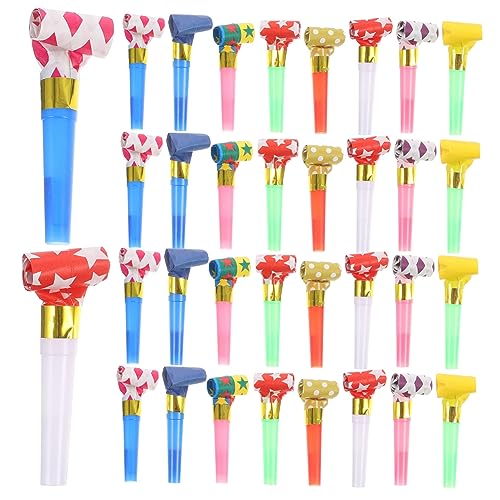 ORFOFE 100 Stück Teiliges Party Bunte Tröten aus Kunststoff Lustige Geburtstags Blowouts Sichere Partypfeifen für Erwachsene Laustärker für Feierlichkeiten und Festtagsgeschenke ORFOFE 100 Stück Teiliges Party Bunte Tröten aus Kunststoff Lustige Geburtstags Blowouts Sichere Partypfeifen für Erwachsene Laustärker für Feierlichkeiten und Festtagsgeschenke von ORFOFE