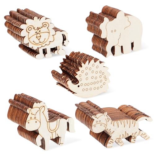 ORFOFE 100 Stück Teiliges Tier Holzformen zum Basteln Natürliche Holzscheiben für DIY Kinderprojekte Vielseitige Holz Tierfiguren zur Dekoration und Kreativgestaltung ORFOFE 100 Stück Teiliges Tier Holzformen zum Basteln Natürliche Holzscheiben für DIY Kinderprojekte Vielseitige Holz Tierfiguren zur Dekoration und Kreativgestaltung von ORFOFE