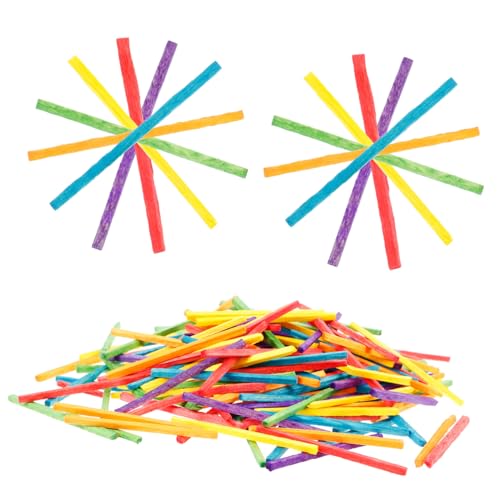 ORFOFE 1000 Stück Gelbe Holzstäbchen für Basteln nicht Gewachst Umweltfreundlich Leichte Kiefernduft für Kinderhandwerk Schulprojekte Party Gruppenaktivitäten ORFOFE 1000 Stück Gelbe Holzstäbchen für Basteln nicht Gewachst Umweltfreundlich Leichte Kiefernduft für Kinderhandwerk Schulprojekte Party Gruppenaktivitäten von ORFOFE