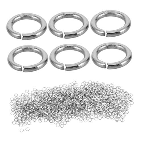 ORFOFE 1000 Stück Geschlossene Sprungringe Drahtstärke für Diy Schmuckherstellung Armbänder und Glatte Oberfläche für Angenehmes Tragegefühl von ORFOFE