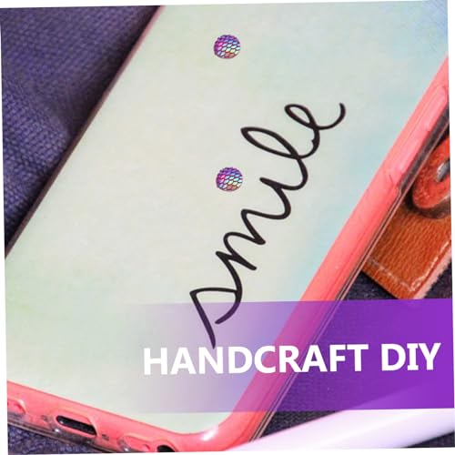 ORFOFE 100Stücke Flatback Strasssteine Dekorative Charms Kunststoff Edelsteine für DIY Schmuck Hohe Temperaturbeständigkeit Geeignet für Kleidung Handyzubehör Bastelprojekte von ORFOFE