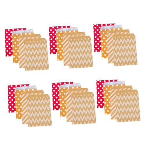 ORFOFE 100Stücke Geschenktüten aus Papier mit Wellenpunktstreifen Verpackung für Süßigkeiten Kekse Snacks und Wasserfeste Papiertüten ORFOFE 100Stücke Geschenktüten aus Papier mit Wellenpunktstreifen Verpackung für Süßigkeiten Kekse Snacks und Wasserfeste Papiertüten von ORFOFE