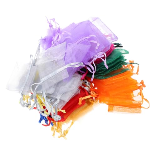 ORFOFE 100Stücke Organzabeutel Transparente Kordelzugtaschen für Schmuck Süßigkeiten Hochzeitsgeschenke Partydekoration für ORFOFE 100Stücke Organzabeutel Transparente Kordelzugtaschen für Schmuck Süßigkeiten Hochzeitsgeschenke Partydekoration für von ORFOFE