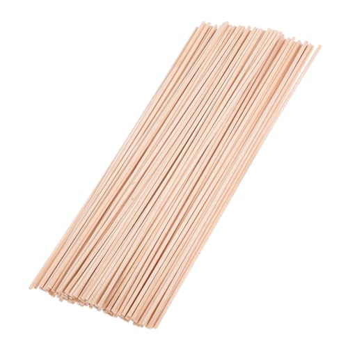 ORFOFE 100Stücke Unbehandelte Holz Bastelstäbe für DIY Materialien für Kreative Projekte und Lernaktivitäten von ORFOFE