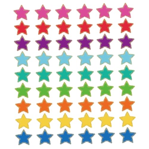 ORFOFE 108 Blatt Bunte Stern Ausschnitte mit Farbigen Rändern für Pinnwände Papier Dekorationen für Klassenzimmer Diy Projekte und Heimdekoration für Lehrer und Schulprojekte von ORFOFE