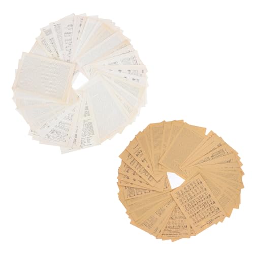 ORFOFE 114 Blatt Teiliges Vintage Kraftpapier für DIY Scrapbook und Journal Vielseitige Hintergrundseiten mit Nostalgischen Buchmotiven für Tagebuch und Partydekoration ORFOFE 114 Blatt Teiliges Vintage Kraftpapier für DIY Scrapbook und Journal Vielseitige Hintergrundseiten mit Nostalgischen Buchmotiven für Tagebuch und Partydekoration von ORFOFE