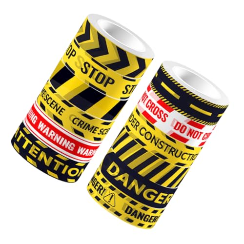 ORFOFE 12 Rollen Teiliges Transparentes Warning Slogan Tape Set Selbstklebendes Caution Line Bastelband für Scrapbooking DIY Handbuch Vielseitiges Rückstandsfreies Dekoband ORFOFE 12 Rollen Teiliges Transparentes Warning Slogan Tape Set Selbstklebendes Caution Line Bastelband für Scrapbooking DIY Handbuch Vielseitiges Rückstandsfreies Dekoband von ORFOFE