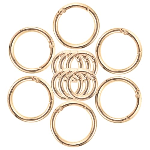 ORFOFE 12 Stück Teiliges Bunte Feder o ringe Schlüsselanhänger Runde Karabiner Clips Robustes Vielseitig Einsetzbar für Schlüssel Taschen Hunde Praktische Befestigungslösung ORFOFE 12 Stück Teiliges Bunte Feder o ringe Schlüsselanhänger Runde Karabiner Clips Robustes Vielseitig Einsetzbar für Schlüssel Taschen Hunde Praktische Befestigungslösung von ORFOFE