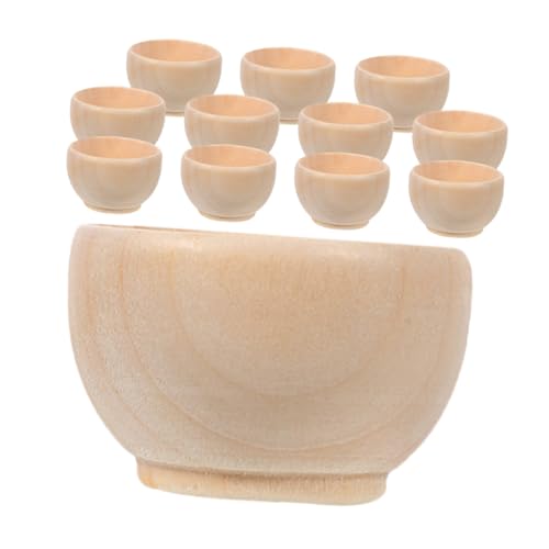 ORFOFE 12 Stück Teiliges Kleine Naturbelassene Holzschüsseln aus Unbehandeltem Holz Fein Geschliffen für DIY Bastelarbeiten zum Bemalen und Dekorieren Robuste Handwerksmaterialien ORFOFE 12 Stück Teiliges Kleine Naturbelassene Holzschüsseln aus Unbehandeltem Holz Fein Geschliffen für DIY Bastelarbeiten zum Bemalen und Dekorieren Robuste Handwerksmaterialien von ORFOFE