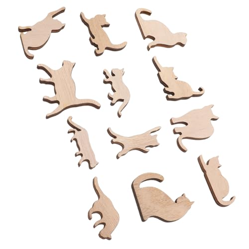 ORFOFE 12 Stück Teiliges Unbemalte Holzkatzen Ausschnitte Glatte Oberfläche Vielseitig für DIY Bastelprojekte Partydekorationen Hochzeiten Geburtstage Geschenkverpackungen Geeignet ORFOFE 12 Stück Teiliges Unbemalte Holzkatzen Ausschnitte Glatte Oberfläche Vielseitig für DIY Bastelprojekte Partydekorationen Hochzeiten Geburtstage Geschenkverpackungen Geeignet von ORFOFE