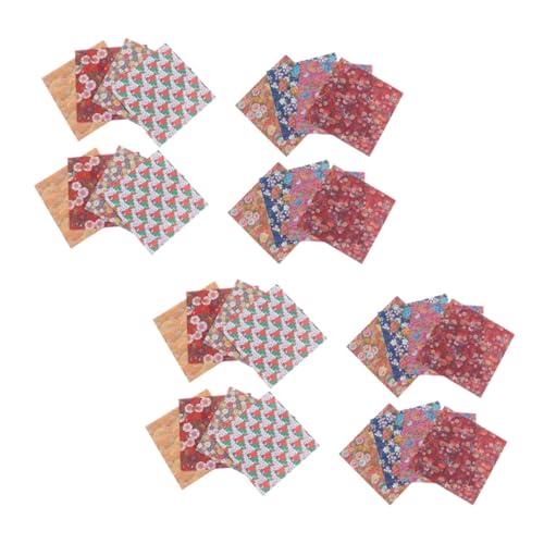 ORFOFE 120 Blatt Doppelseitiges Origami Papier Dickes Quadratisches Bastelpapier mit Blumenmustern DIY Faltpapier für Erwachsene für Bastelprojekte und Kunsthandwerk von ORFOFE