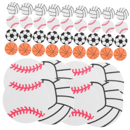ORFOFE 120 Stück Teiliges Selbstklebende Sportsball Sticker Große Eva Bälle für DIY Vielseitige Dekoration für Sport Themenpartys Scrapbooking und Lernmaterialien Leicht Anzubringen ohne ORFOFE 120 Stück Teiliges Selbstklebende Sportsball Sticker Große Eva Bälle für DIY Vielseitige Dekoration für Sport Themenpartys Scrapbooking und Lernmaterialien Leicht Anzubringen ohne von ORFOFE