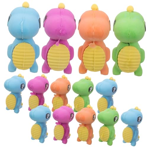 ORFOFE 15 Stück Teiliges Abnehmbare Tier Radiergummis Bunt für Kindergarten Goodie Bag Füller Leichte Langlebige Radiergummis in Zufälligen Farben und Formen Zufällige Zufällige Farbe von ORFOFE