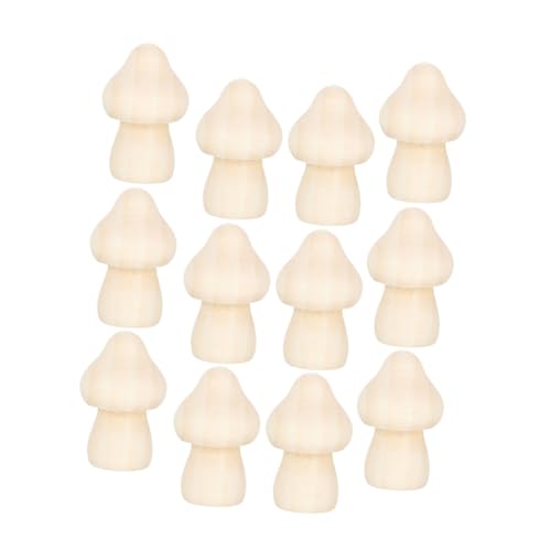 ORFOFE 15 Stück Teiliges DIY Holzpilz Naturbelassene Holzfiguren Kreative Tischdekoration Bemalbare Pilzornamente für Bastelprojekte und Raumgestaltung ORFOFE 15 Stück Teiliges DIY Holzpilz Naturbelassene Holzfiguren Kreative Tischdekoration Bemalbare Pilzornamente für Bastelprojekte und Raumgestaltung von ORFOFE