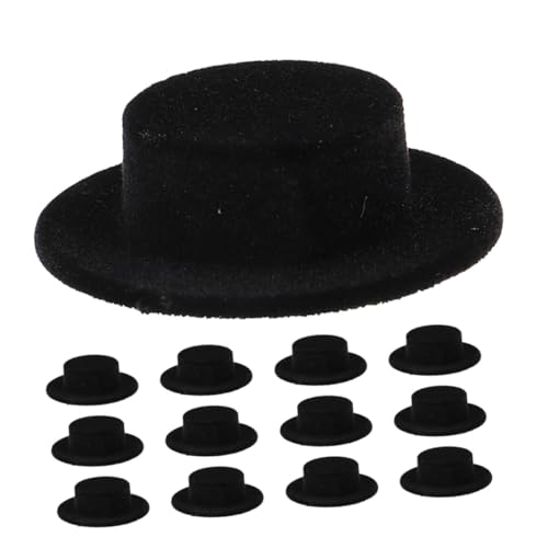 ORFOFE 15 Stück Teiliges Miniatur Clownshut Mittlere Schwarze Puppenhüte aus Flockigem Harz Leichte DIY Dekoration für Puppen Schneemänner und Bastelprojekte Langlebige Mini Hut ORFOFE 15 Stück Teiliges Miniatur Clownshut Mittlere Schwarze Puppenhüte aus Flockigem Harz Leichte DIY Dekoration für Puppen Schneemänner und Bastelprojekte Langlebige Mini Hut von ORFOFE
