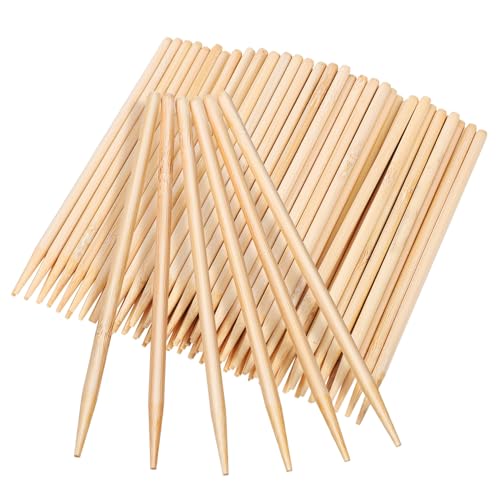 ORFOFE 150 Stück Kratzpapier Und Bambusstift Kratzstift Hartholz Zeichnen Erwachsene Stylus Architekturbedarf Bastelbedarf Dübel Papierbastelwerkzeuge von ORFOFE