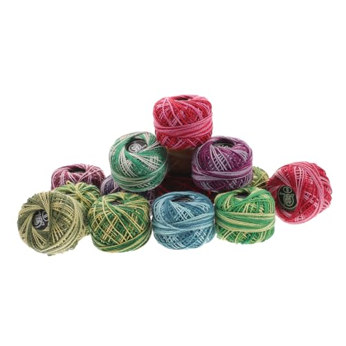 ORFOFE 16 Rollen Teiliges Stickgarn Set Baumwolle Bunte Stickfäden für Kreuzstich DIY Handarbeiten Anfänger Geeignet Umweltfreundlich Langlebig pro Geschenkidee von ORFOFE