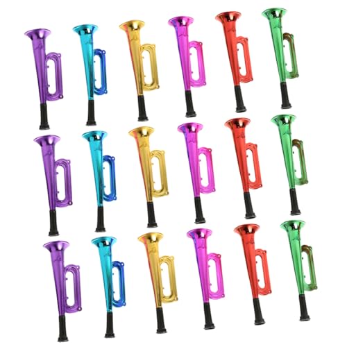 ORFOFE 18 Stück 18 teiliges Mini Tröte Bunt Leichte Fußball Spiel Horn Tragbare Party Instrumente für Spiele Geburtstage Camping und Konzert Cheer Zubehör ORFOFE 18 Stück 18 teiliges Mini Tröte Bunt Leichte Fußball Spiel Horn Tragbare Party Instrumente für Spiele Geburtstage Camping und Konzert Cheer Zubehör von ORFOFE