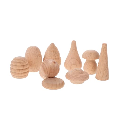 ORFOFE 18 Stück Teiliges DIY Holzfiguren aus Naturbelassenem Holz Kreative Bastelmaterialien für Unbemalte Holzdekoration für Malen Graffiti Vorschulpädagogik und Handwerkliche ORFOFE 18 Stück Teiliges DIY Holzfiguren aus Naturbelassenem Holz Kreative Bastelmaterialien für Unbemalte Holzdekoration für Malen Graffiti Vorschulpädagogik und Handwerkliche von ORFOFE