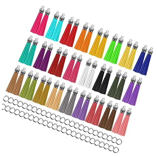 ORFOFE 1Satz Lederquasten für Schlüsselanhänger DIY Bastelbedarf Farbenfrohe Quasten Anhänger für Taschen und Schmuck Langlebig und für Kreative Projekte ORFOFE 1Satz Lederquasten für Schlüsselanhänger DIY Bastelbedarf Farbenfrohe Quasten Anhänger für Taschen und Schmuck Langlebig und für Kreative Projekte von ORFOFE
