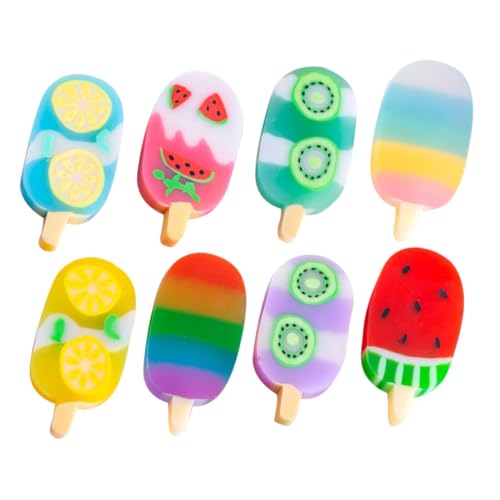 ORFOFE 2 Boxen Mini Radiergummi Eiscremeform Bunte Radiergummis Sicherer Praktisch zum Schreiben und Zeichnen Mitgebsel für Schüler von ORFOFE