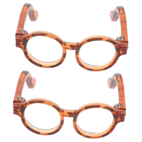 ORFOFE 2 Paare Mini Doll Eyeglasses Kunststoff Brillen für Puppen DIY Accessoires Modisch und Robust zum Basteln und Verkleiden Stylische Puppenbrille für Kreative Spielideen ORFOFE 2 Paare Mini Doll Eyeglasses Kunststoff Brillen für Puppen DIY Accessoires Modisch und Robust zum Basteln und Verkleiden Stylische Puppenbrille für Kreative Spielideen von ORFOFE